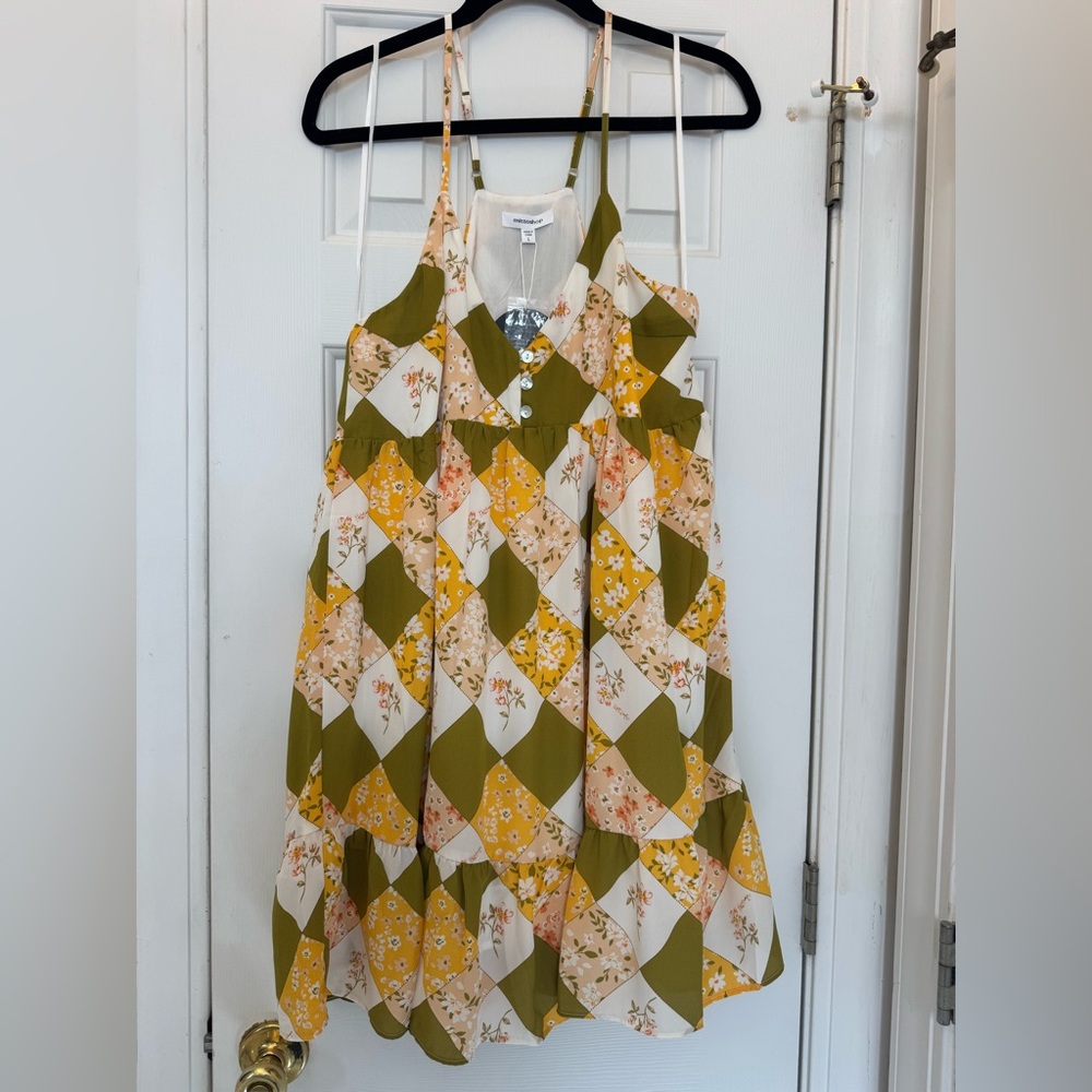 Mittoshop Patchwork Babydoll Dress